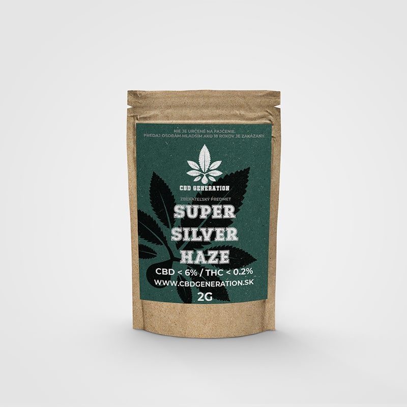 CBD Kvety Super Silver Haze – 2g
