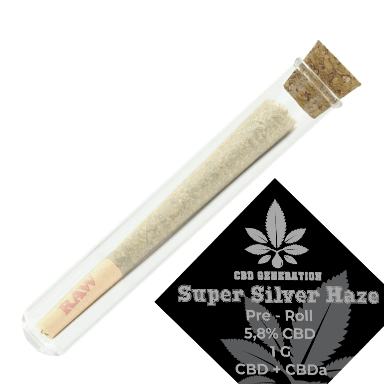 CBD Preroll – Super Silver Haze 5,8% CBD